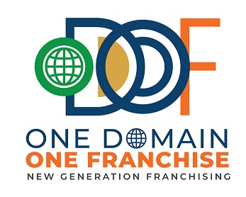 ONE DOMAIN ONE FRANCHISE trademark artwork