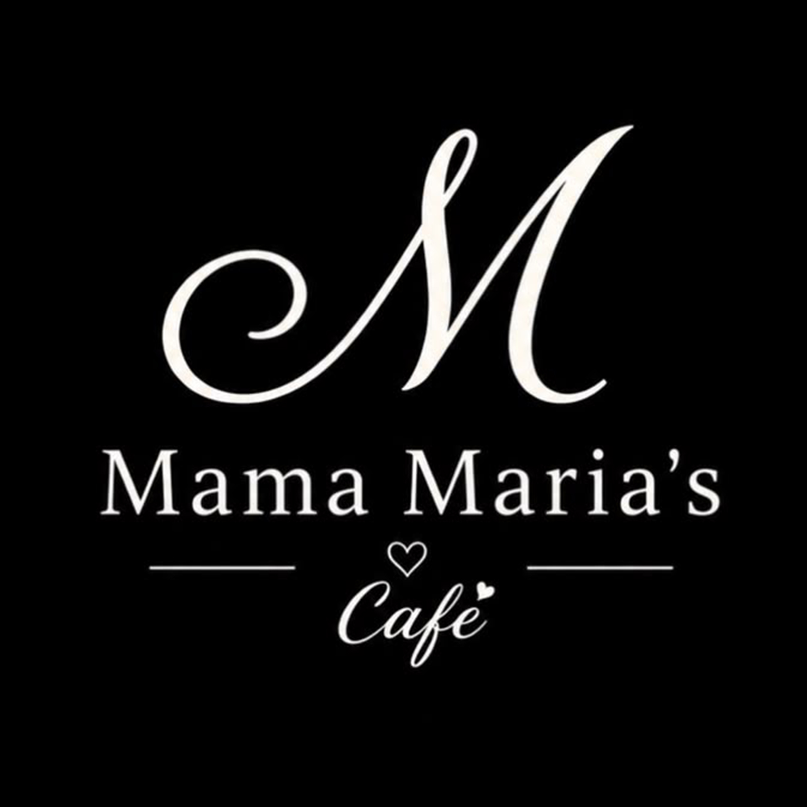 M Mama Maria's trademark artwork