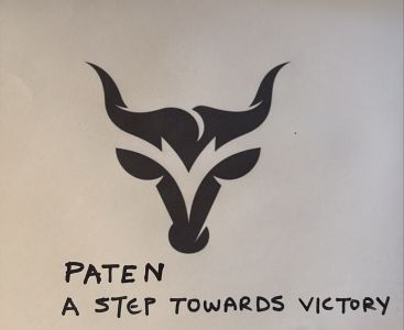 PATEN - "A STEP TOWARDS VICTORY" trademark artwork