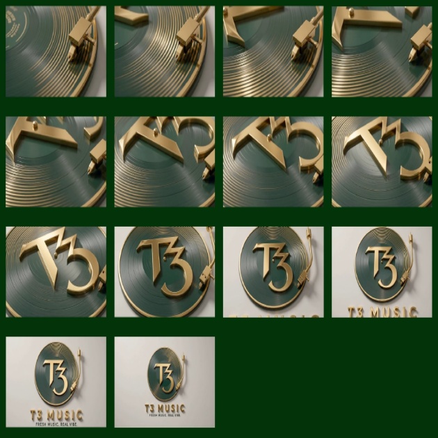 T3 MUSIC FRESH MUSIC REAL VIBE trademark artwork