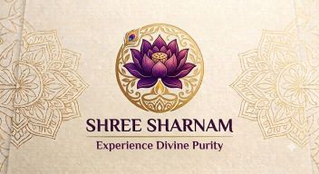 SHREE SHARNAM with tagline 'Experience Divine Purity' trademark artwork