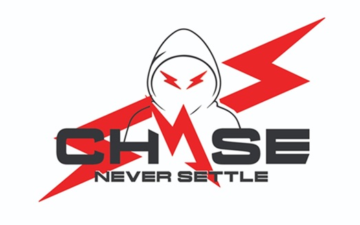 CHASE NEVER SETTLE trademark artwork