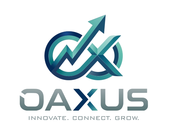 OAXUS INNOVATE. CONNECT. GROW. trademark artwork