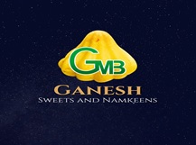GANESH SWEETS AND NAMKEENS, DEVICE OF GMB trademark artwork