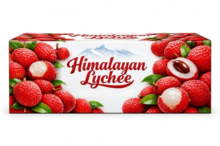 Himalayan lychee trademark artwork