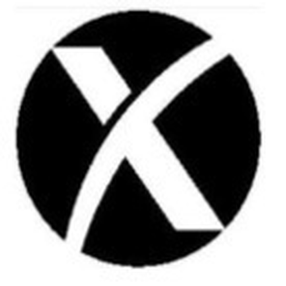 Stylized X and Ball Design trademark artwork