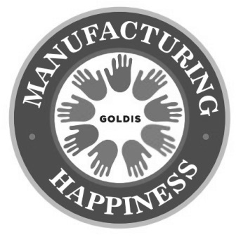 GOLDIS MANUFACTURING HAPPINESS trademark artwork