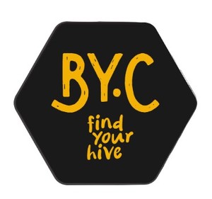 BY.C Find Your Hive trademark artwork
