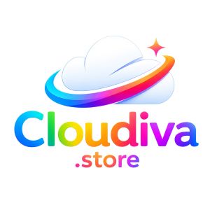 Cloudiva- ".store" trademark artwork