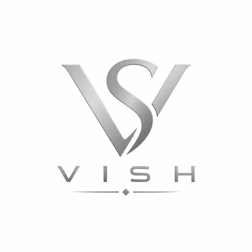VISH WITH DEVICE OF VS trademark artwork