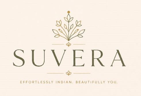 SUVERA - EFFORTLESSLY INDIAN. BEAUTIFULLY YOU. trademark artwork