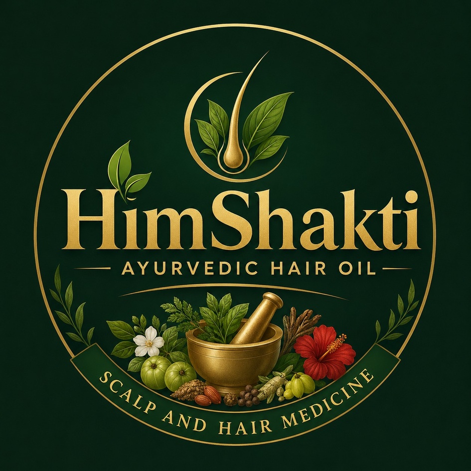 HIM SHAKTI AYURVEDIC HAIR OIL SCALP AND HAIR MEDICINE trademark artwork