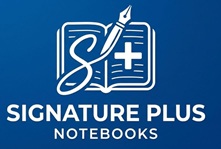 SIGNATURE PLUS NOTEBOOKS trademark artwork