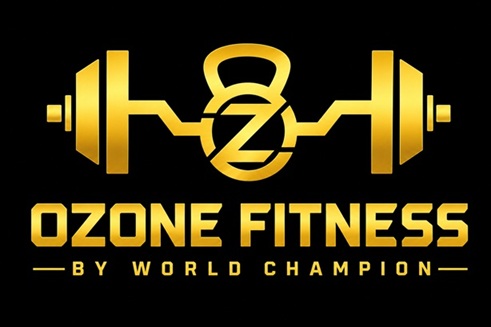 OZONE FITNESS with tagline By World Champion trademark artwork