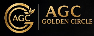 AGC GOLDEN CIRCLE with logo AGC trademark artwork