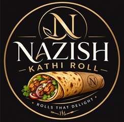 NAZISH KATHI ROLL WITH DEVICE OF N trademark artwork