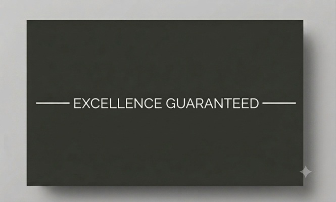 EXCELLENCE GUARANTEED trademark artwork
