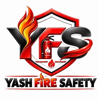 YASH FIRE SAFETY WITH DEVICE OF YFS trademark artwork