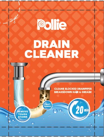 POLLIE - DRAIN CLEANER trademark artwork