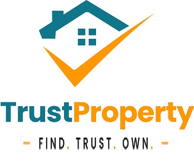TrustProperty FIND. TRUST. OWN. trademark artwork