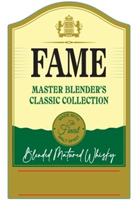 FAME MASTER BLENDER'S CLASSIC COLLECTION BLENDED MATURED WHISKY trademark artwork