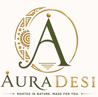 AURADESI : ROOTED IN NATURE. MADE FOR YOU [WITH THE DEVICE OF A] trademark artwork
