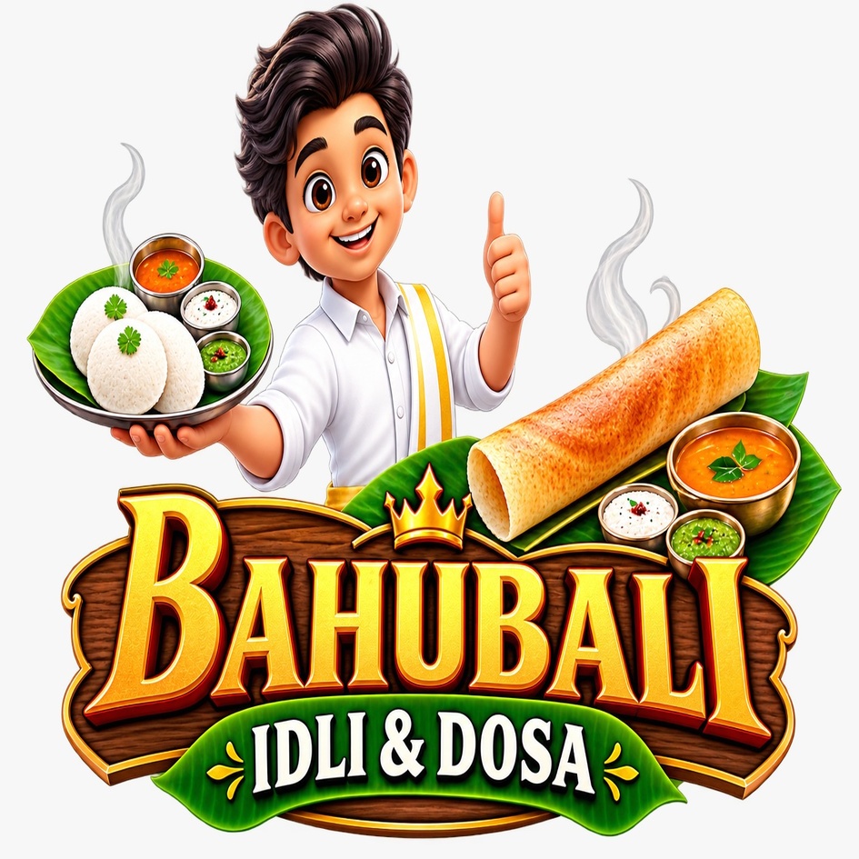 BAHUBALI IDLI & DOSA trademark artwork
