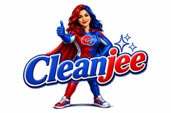 Cleanjee WITH THE DEVICE OF CJ trademark artwork