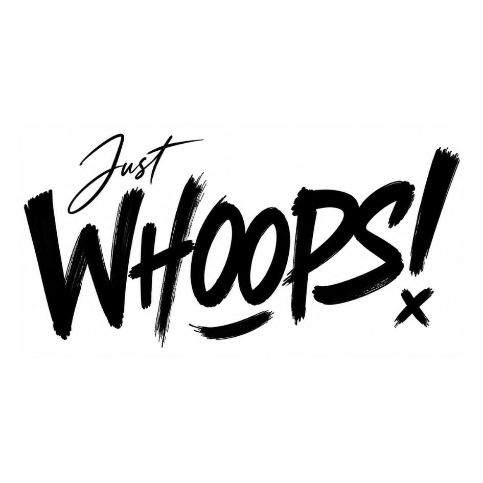 Just Whoops trademark artwork