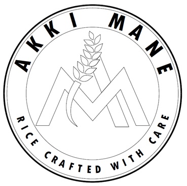 AKKI MANE RICE CRAFTED WITH CARE WITH AM LOGO trademark artwork