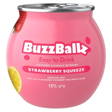 BUZZBALLZ Strawberry Squeeze (2D) trademark artwork