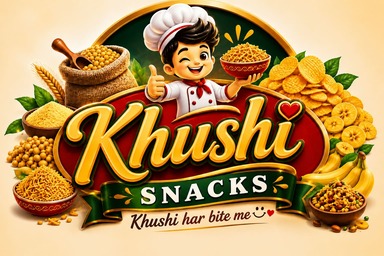 KHUSHI SNACKS "KHUSHI HAR BITE ME" trademark artwork