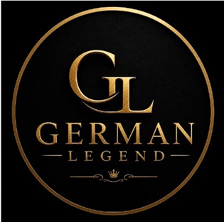 GERMAN LEGEND WITH DEVICE OF GL trademark artwork
