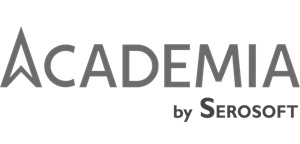 ACADEMIA by SEROSOFT (With Device) trademark artwork