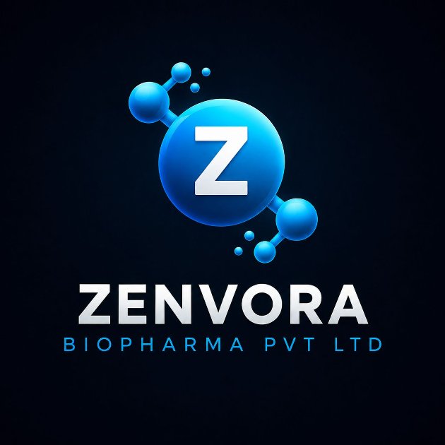 The trademark consists of a stylized device and word mark. It features a prominent, bold, capitalized word 'ZENVORA' pos trademark artwork