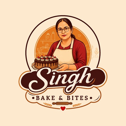 SINGH BAKE & BITES trademark artwork