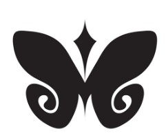 DEVICE OF BUTTERFLY trademark artwork