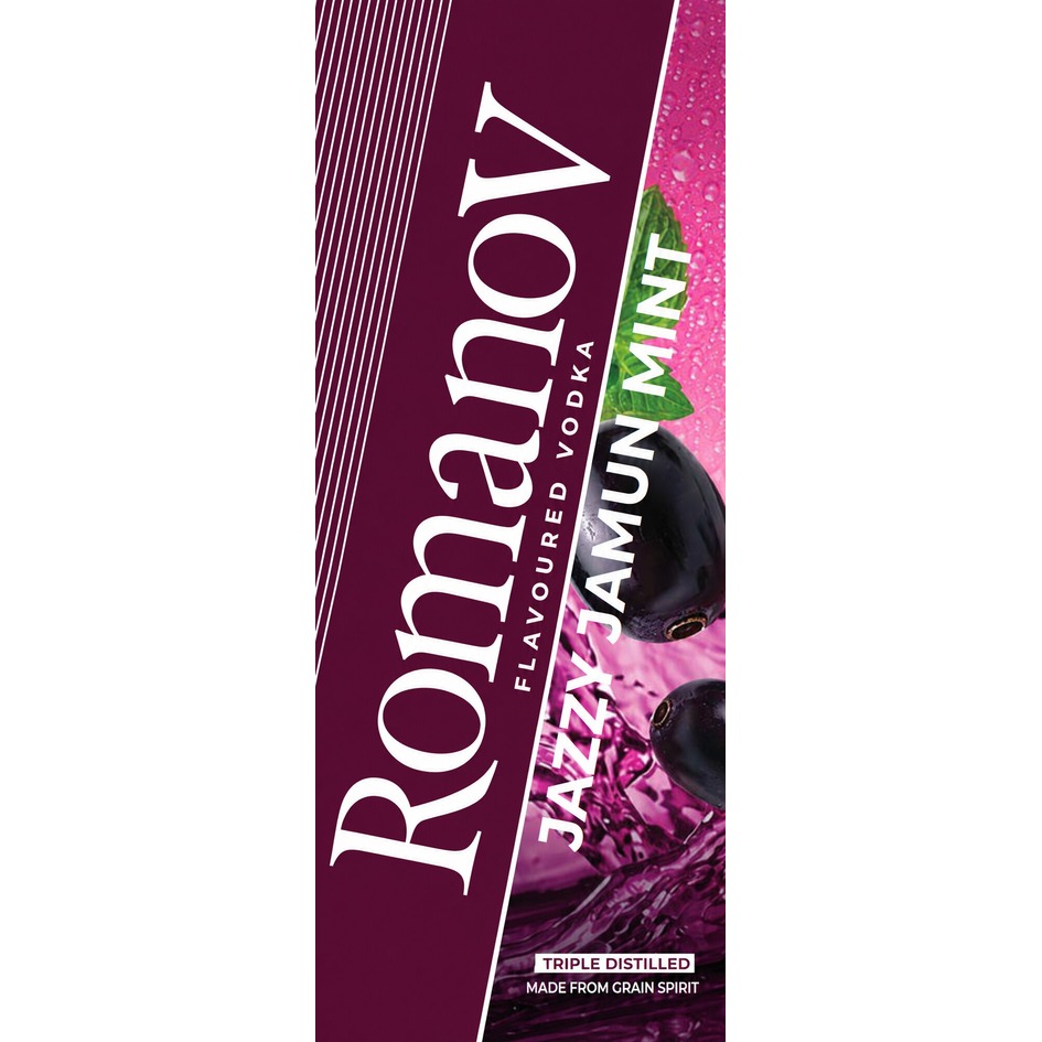Romanov Jazzy Jamun Mint (Device) trademark artwork