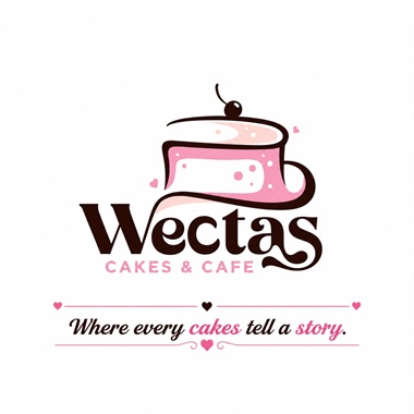 Wectas CAKES & CAFE Where every cakes tell a story trademark artwork