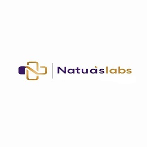 NATUAS LABS with device NL trademark artwork