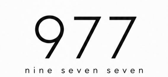 977 with device of nine seven seven trademark artwork