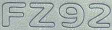 FZ92 trademark artwork