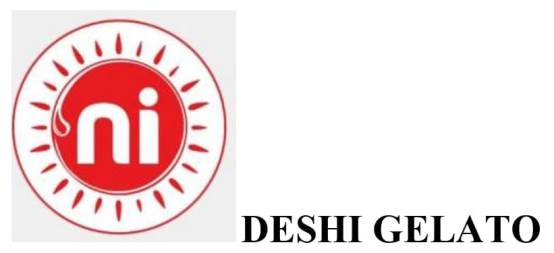 NI DESHI GELATO trademark artwork