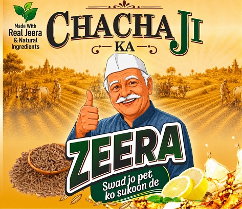 CHACHA JI KA ZEERA with device trademark artwork