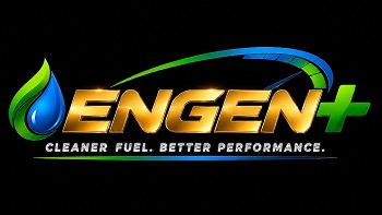 ENGEN+ CLEANER FUEL. BETTER PERFORMANCE. trademark artwork