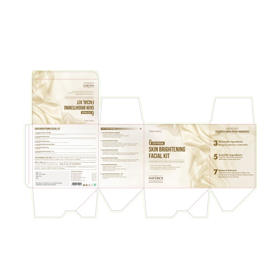 Natures Essence Professional- Skin Brightening Facial Kit trademark artwork