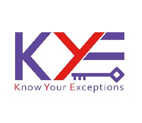 KNOW YOUR EXCEPTIONS trademark artwork