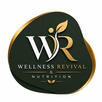 WELLNESS REVIVAL & NUTRITION WITH DEVICE OF WR trademark artwork