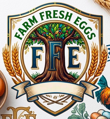 FARM FRESH EGGS trademark artwork
