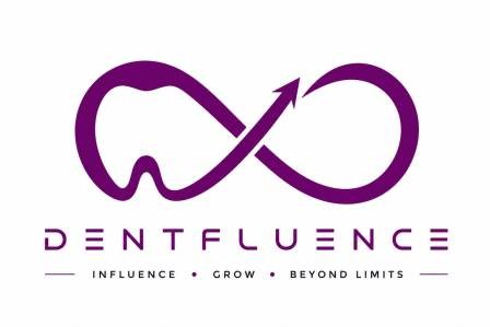 DENTFLUENCE INFLUENCE • GROW • BEYOND LIMITS trademark artwork
